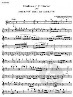 Fantasia in F minore für Streicher von Wolfgang Amadeus Mozart im Alle Noten Shop kaufen (Partitur)