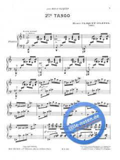 5 Tangos Nr. 2 von Henri Cliquet-Pleyel 