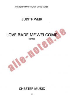 Love Bade Me Welcome (Judith Weir) 