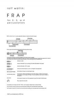 Frap von Rolf Wallin 