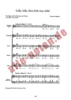Lully, Lulla, Thou Little Tiny Child Op. 25b von Kenneth Leighton 