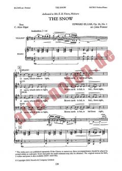 The Snow von Edward Elgar 