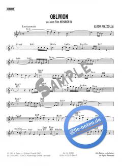 Oblivion von Astor Piazzolla 