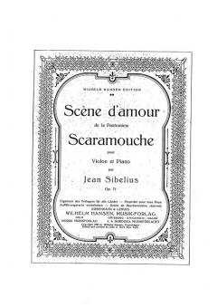 Scene D'amour (Scaramouche) Op. 71 von Jean Sibelius 
