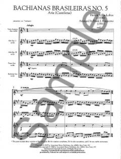 Bachianas Brasileiras Nr. 5 von Heitor Villa-Lobos 