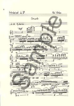 Concerto For Clarinet And Twin Orchestra (Poul Ruders) 