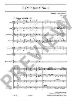 Sinfonie Nr. 1 C-Dur op. 21 von Ludwig van Beethoven 