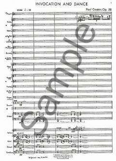 Invocation and Dance Op. 58 von Paul Creston 