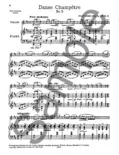 Danse Champetre No. 5 Op. 106 No. 5 von Jean Sibelius 