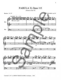Fabula II Op. 115 von Vagn Holmboe 