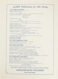 Sonata For Violin And Piano von Karel Husa im Alle Noten Shop kaufen