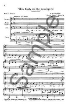 How Lovely Are The Messengers (Felix Mendelssohn Bartholdy) 