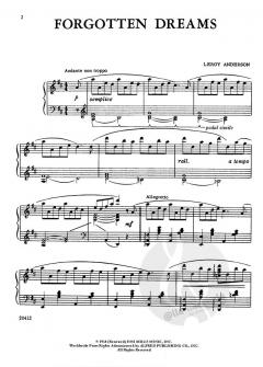 Forgotten Dreams von Leroy Anderson 