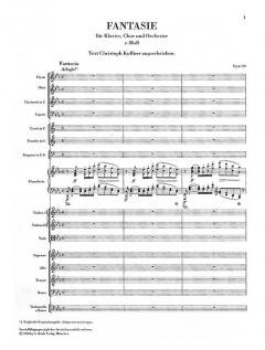 Chorwerke mit Orchester von Ludwig van Beethoven im Alle Noten Shop kaufen - HN4372