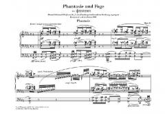Fantasie und Fuge über B-A-C-H op. 46 von Max Reger 