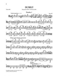 Dumky von Antonín Dvořák 