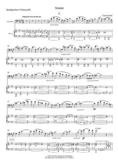 Sonate A-Dur von Cesar Franck für Violoncello und Klavier im Alle Noten Shop kaufen