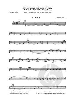 Divertimento-jazz von Raymond Guiot 