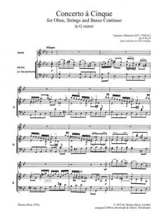 Concerto à 5 in g op. 9/8 von Tomaso Albinoni 