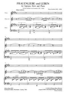 Frauenliebe und -Leben op. 82 (Franz Lachner) 