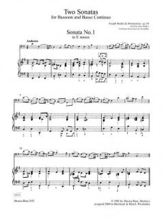 2 Sonaten op. 50/1-2 (Joseph Bodin de Boismortier) 