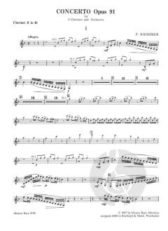 Concerto in Es op. 91 von Franz Vincenz Krommer 