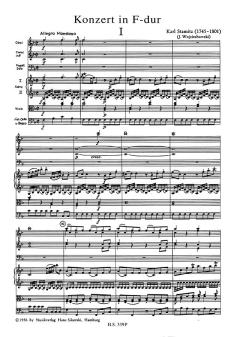 Konzert für Fagott und Orchester von Carl Stamitz für Fagott und Orchester im Alle Noten Shop kaufen (Partitur)