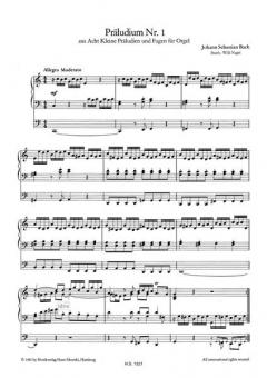 Präludium Nr. 1 von Johann Sebastian Bach 