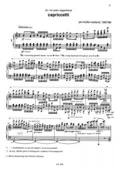 Klavierstück / Capriccetti von Jan Müller-Wieland im Alle Noten Shop kaufen