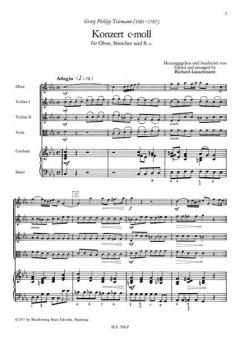 Konzert für Oboe, Streicher und Bc (Georg Philipp Telemann) 