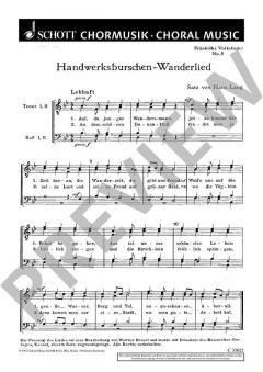 Fränkische Volkslieder Nr. 5 von Hans Lang 