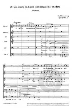 Zwei Motetten op. 37 Nr. 1 von Kurt Hessenberg 