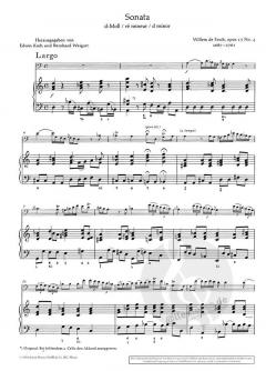 Sonata Nr. 4 d-Moll op. 13 von Willem de Fesch 
