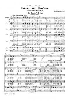 Sacred And Profane (Benjamin Britten) 
