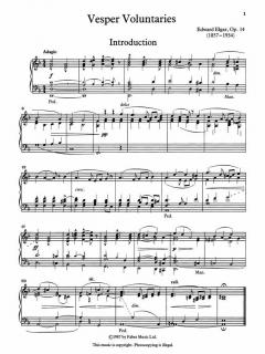 Eleven Vesper Voluntaries von Edward Elgar 