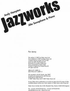 Jazzworks (Alto Sax/Enhanced CD) von Andy Hampton 
