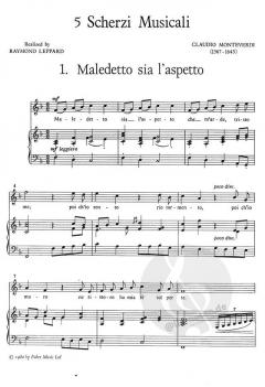 5 Scherzi Musicali von Claudio Monteverdi 