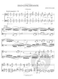 Duo Concertante for Violin and Viola von John Williams 