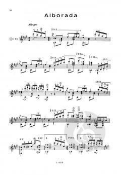 Opere per Chitarra 3 23 Composi von Francisco Tarrega 
