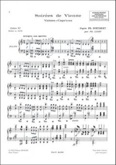 Soirees De Vienne V.2 Piano von Franz Liszt 