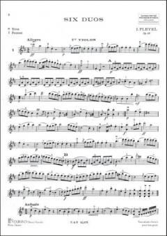 6 Duos Op. 48 von Ignaz Pleyel 