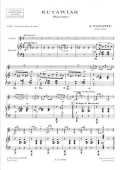 Legendes/airs Russes/kujawiak/mazurka Violon/Piano von Henryk Wieniawski 