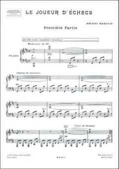 Joueur D'echecs Piano 