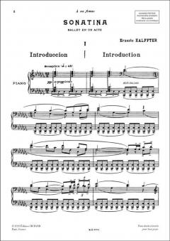 Sonatina von Ernesto Halffter 