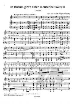 Chansons Lieder Evergreens von Ralph Benatzky 