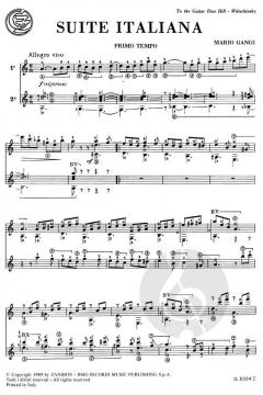 Suite Italiana von Mario Gangi 