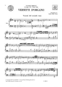 Versetti D'organo (Dalla Libera) von Claudio Merulo 