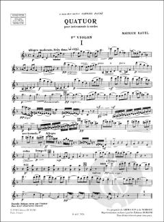 Quatuor pour cordes F-Dur von Maurice Ravel 