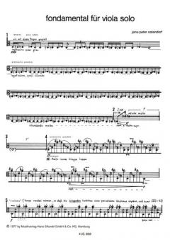 Fondamental von Jens-Peter Ostendorf für Viola solo im Alle Noten Shop kaufen