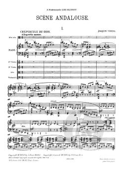 Scene Andalouse Alto Cordes/Piano (Joaquin Turina) 